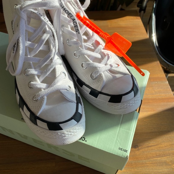 Sold 🚫 Off-White Virgil Abloh Nike Converse Chuck Hi Top - Picture 4 of 10